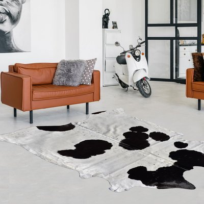 Tapis peau de vache kilm fait à la main UN AMOUR DE TAPIS