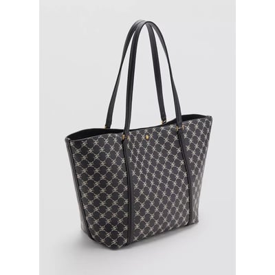 Sac cabas imprimé logo MANGO