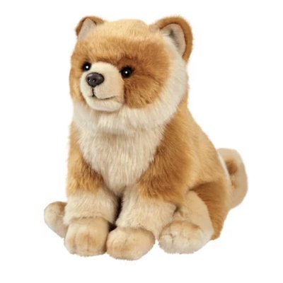 Peluche Loulou de Pomeranie 30cm - ANIMA