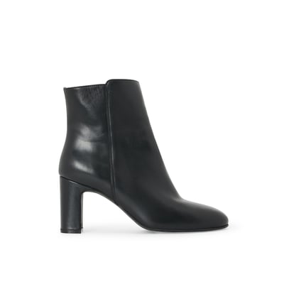 Boots À Talon en cuir JULIA MELLOW YELLOW