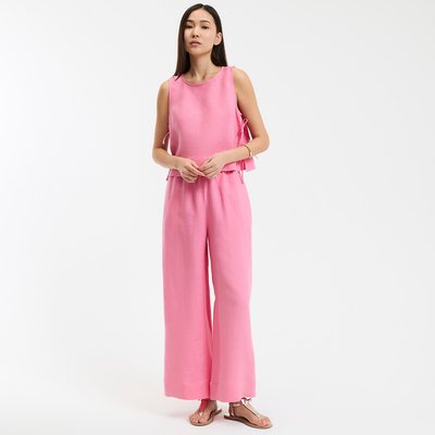 Pantalones anchos de lino, made in France LA REDOUTE COLLECTIONS