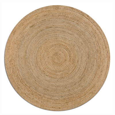 Tapis rond Ø300 cm en jute, tressé main, Hempy AM.PM
