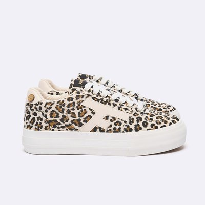 Tennis basses coton WALNUT PLATFORM FAGUO