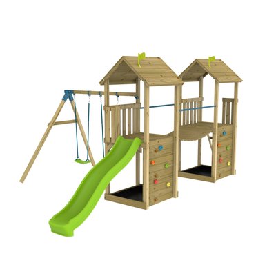Aire de jeux double tours LAURIER TP TOYS