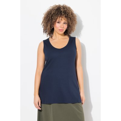 T-shirt sans manches en jersey côtelé ULLA POPKEN