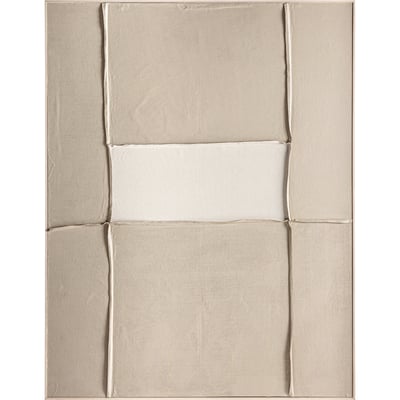 Toile abstraite en relief RECOLLECTION