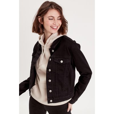Veste droite boutonnée en jean CACHE CACHE