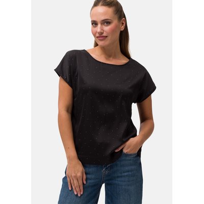 T-shirt en satin avec pierres scintillantes ZERO