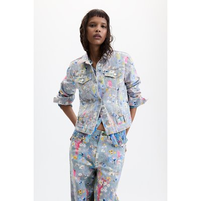 Veste en denim brodée DESIGUAL