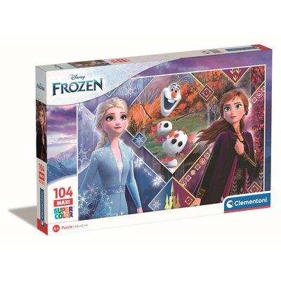 104 pièces maxi - la reine des neiges CLEMENTONI