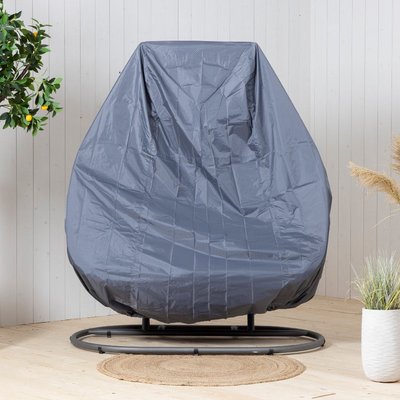 Housse grise pour fauteuil suspendu 2 places PIER IMPORT