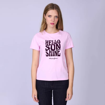 T-shirt Hello Sunshine MISE AU GREEN