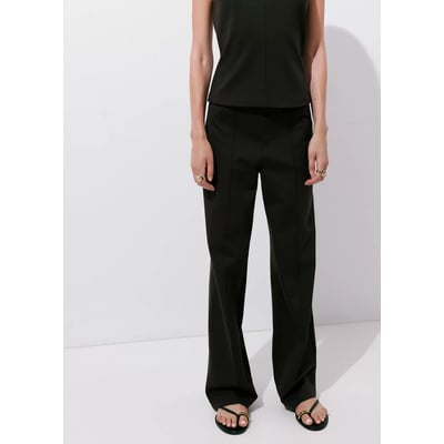Pantalon droit détail coutures MANGO