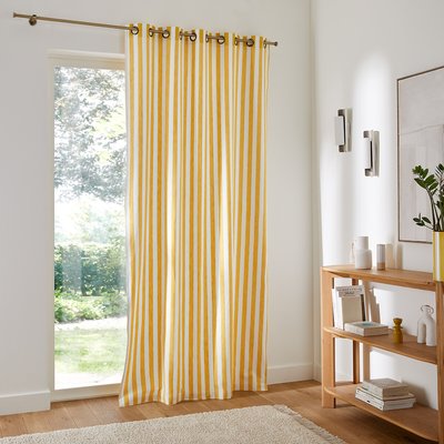 Ramla Cotton Curtain with Eyelets LA REDOUTE INTERIEURS
