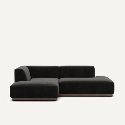 Linker hoekbank chenille fluweel, Jacopo AM.PM