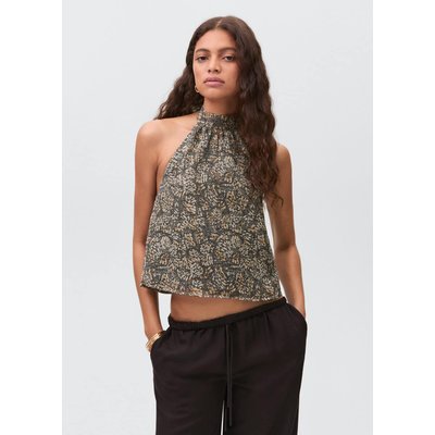 Top imprimé emmanchures américaines MANGO TEEN