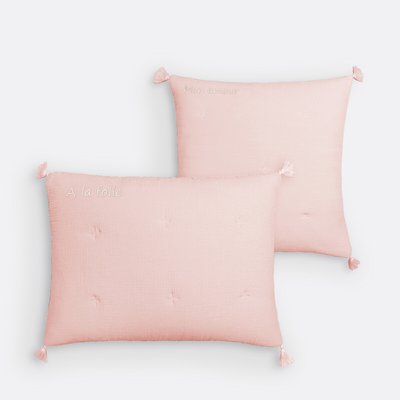 Housse coussin gaze de coton personnalisée Kumla LA REDOUTE INTERIEURS