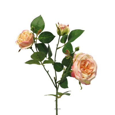 Rose Paris artificielle, ramifiée, 3 tête ARTIFICIELLES