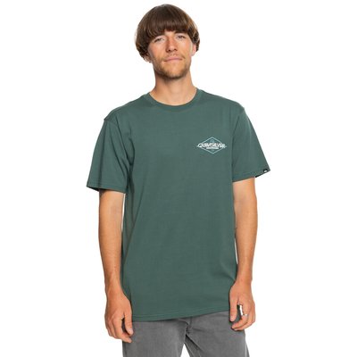 T-shirt maniche corte girocollo con piccolo logo QUIKSILVER