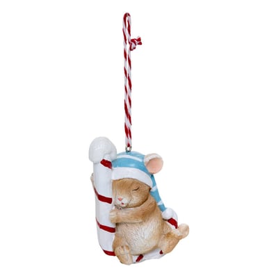 Suspension de sapin souris pâtissière en résine 9 cm FEERIC LIGHTS & CHRISTMAS