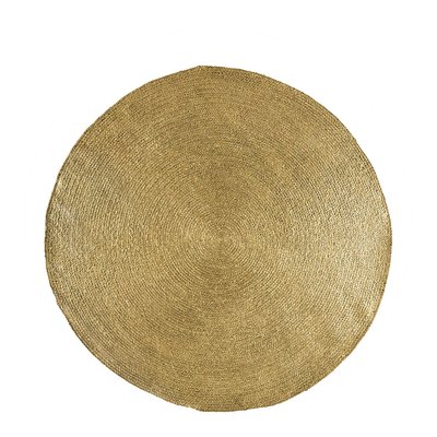 Tapis rond en jute BLANC D’IVOIRE