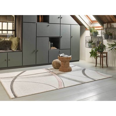 Tapis velours ras à motif cercles , CLOUD7 WECON HOME