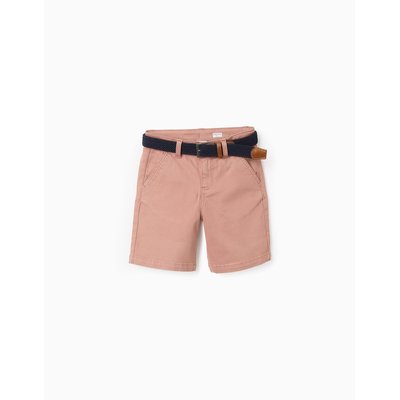 Short en Sergé avec Ceinture ZIPPY