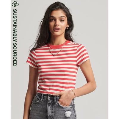 T-shirt court Vintage en coton bio SUPERDRY