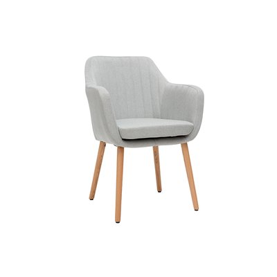 Chaise scandinave en tissu et bois ALEYNA MILIBOO