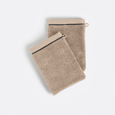 Confezione da 2 guanti da toilette Victor 675 gr/m2 LA REDOUTE INTERIEURS