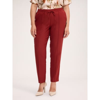 Pantalon droit à cordon de serrage FIORELLA RUBINO