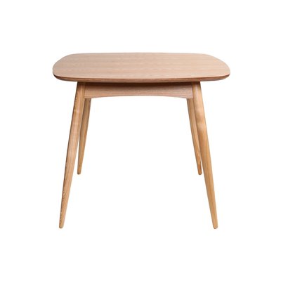 Table à manger scandinave carrée frêne naturel L90 cm BALTIK MILIBOO
