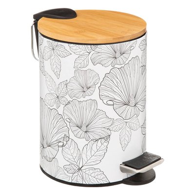 Poubelle Soft close 3L BLACKFLORA 5FIVE SIMPLY SMART