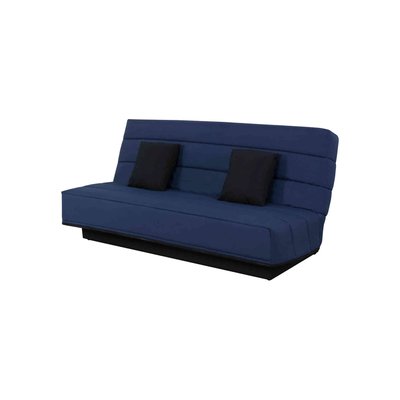 Banquette clic-clac, housse et 2 coussins DUNLOPILLO