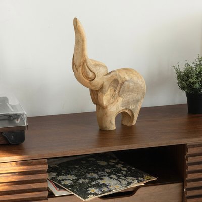 Декор для интерьера деревянный, фигурка слон SO'HOME