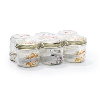 Lot de 6 terrines en verre 500g, LE PARFAIT LE PARFAIT