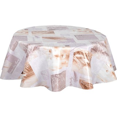 Nappe en toile cirée ronde PAMPA TOILINUX