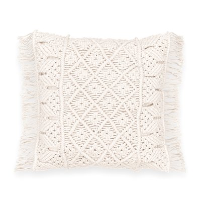 Capa de almofada em macramé, Sparta LA REDOUTE INTERIEURS