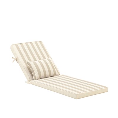 Coussin chaise longue, rayé,  Eolias DEFORA HOME