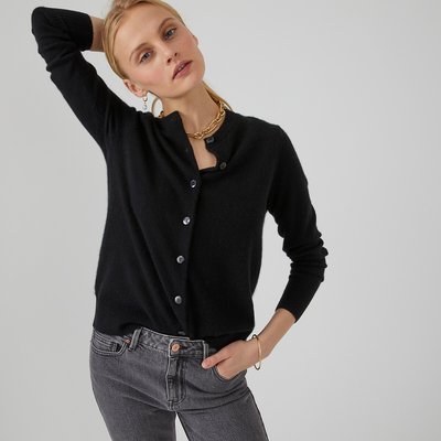 Gilet cachemire noir femme sale
