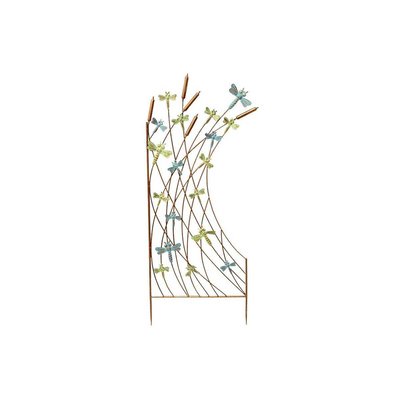 Treillage en fer roseaux 48 x 121 cm JARDINDECO