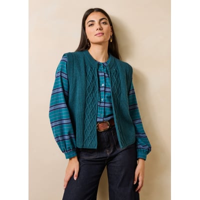 Gilet sans manches col rond LA FEE MARABOUTEE