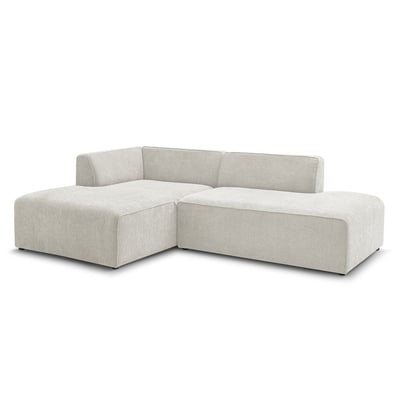 Canapé modulable 4 places en tissu texturé, MEGEVE BOBOCHIC