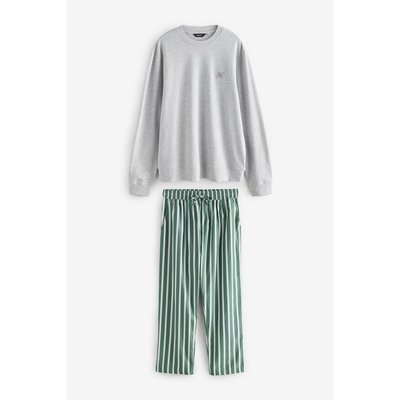 Pyjama sweat-shirt tissé, ensemble NEXT