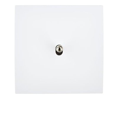 Interrupteur Simple Va Et Vient Karo Blanc Satin MODELEC