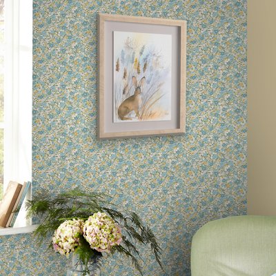 Papier peint liberty fleuri Loveston LAURA ASHLEY