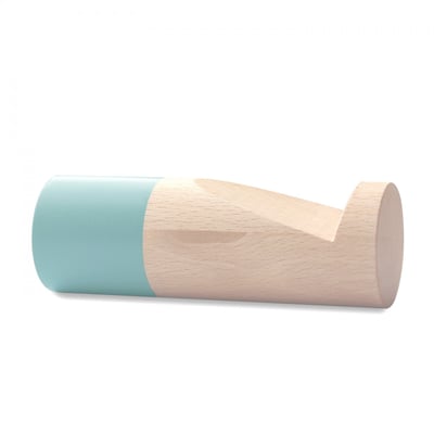 Patère Wook Cylindrique Bicolore Large Diam 40 X 120 mm ARCHIV