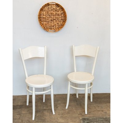 Lot de 2 chaises en bois Claude N°272 - Bon état DEBONGOUT
