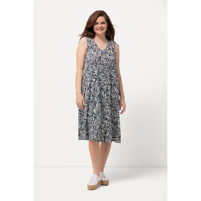 Robe midi à motif feuilles en coton bio ULLA POPKEN