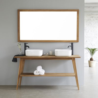 Meuble de salle de bain en teck massif 150 cm  SARA BERAH GETAH